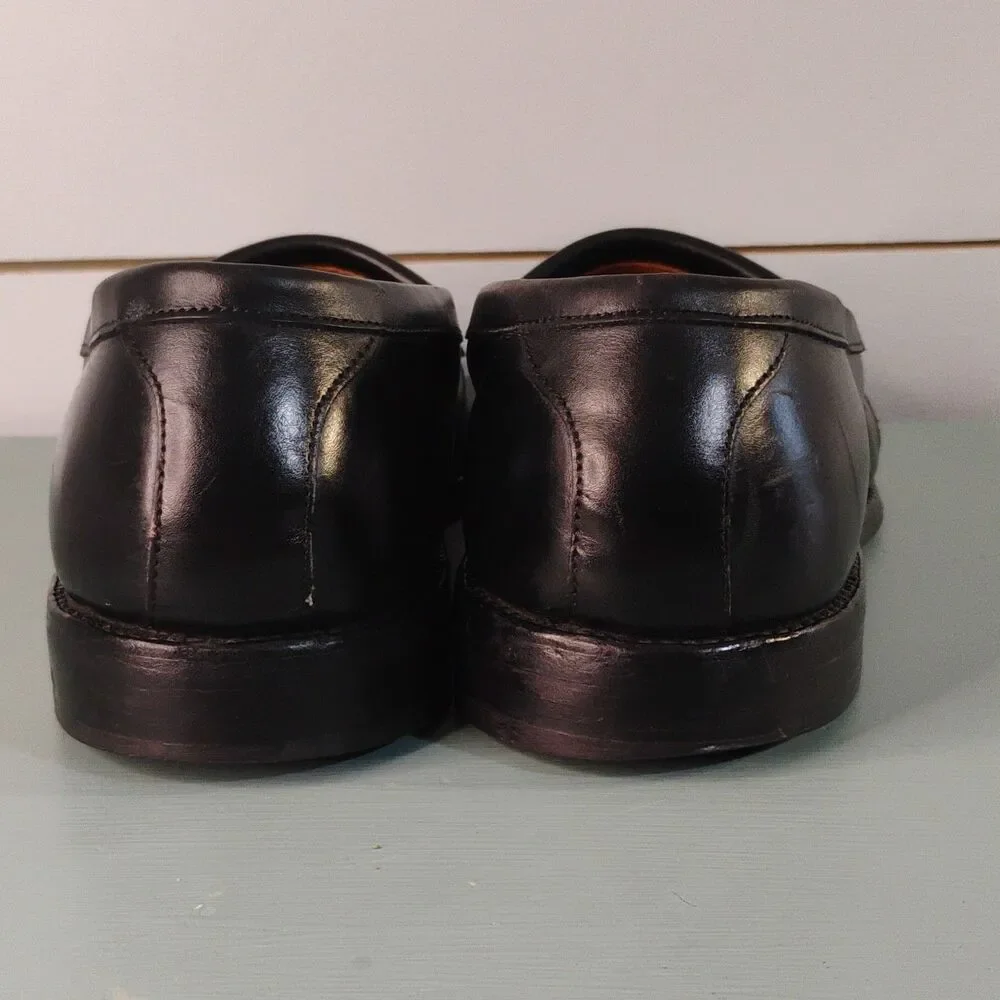 Allen Edmonds Newport Men's Black Leather Tassel Slip-On Dress Loafer 11.5B